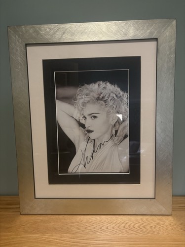 Madonna signed photo mounted - photo,