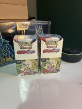 Pokemon TCG Scarlet and Violet Base Set Half Booster Box 2x New Sealed ✅