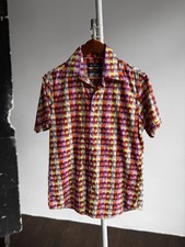 Ben Sherman The Beatles Mens Vintage 00s Printed Shirt Button Up Casual Size - M