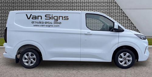 Van signs set - -, lines