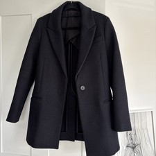 AllSaints Thea Navy Coat UK6