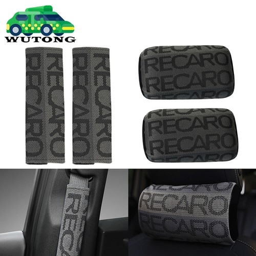 2pcs recaro gray fabric - 2pcs,