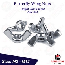 Butterfly Wing Nuts DIN 315