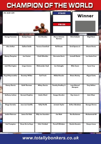 Boxing fundraising scratch - boxing,