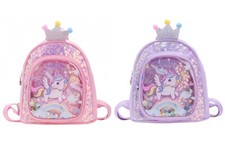 Girls Backpack Unicorn School Bag Waterproof Backpack (Pink/Purple) Unicorn Gift