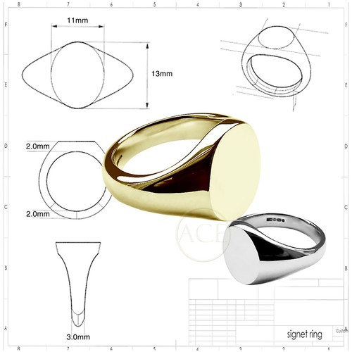 9ct solid yellow gold medium - 9ct,