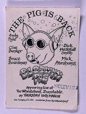 Blodwyn Pig Ticket Mick Abrahams The Wheatsheaf Dunstable 16th March Circa 1990s