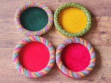 Mehndi round plates / unique