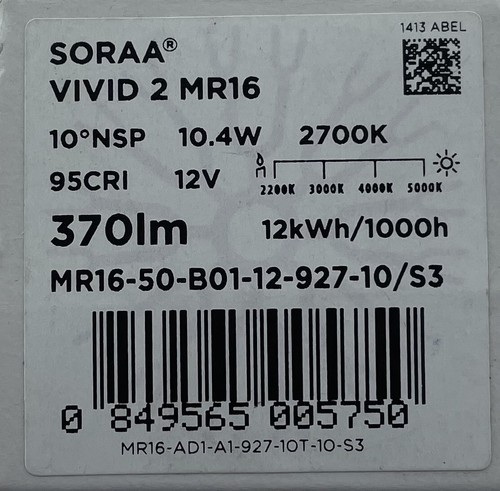 Soraa mr16 led replacement - led,