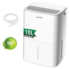 COMFEE' Aqua Dry 10L/DAY Dehumidifier for Home Office with 2.5L Water Tank