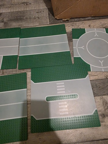 Green lego road - green,