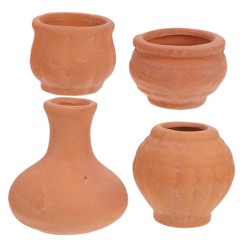 4pcs mini terracotta - 4pcs,