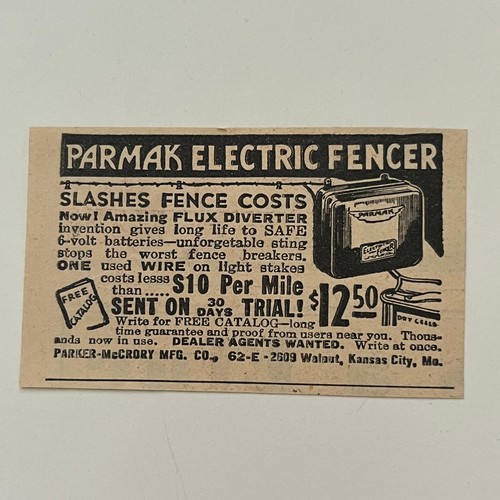 Parker mccrory mfg electric - mfg, co