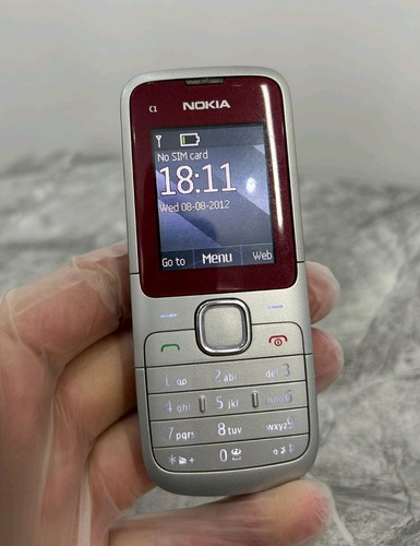 Nokia silver red - &,