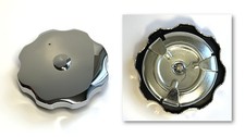 Matchless AJS 2-1/2" Chrome Expanding Finger Fuel Tank Cap 01-3748 01-1003