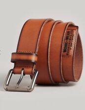 Superdry Vintage Boxed Leather Belt - Tan