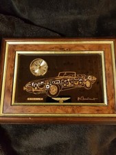 Rare Ken Broadbent E-Type Quartz Wall Clock  H25cm X W35cm Vgc