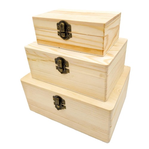 Unfinished wooden storage - unfinished,