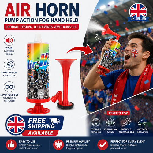 Air horn pump action fog - air,