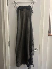 Zara Maxi Tartan And Lace