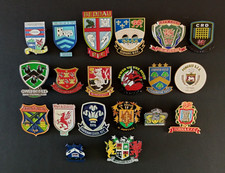 RUGBY UNION FOOTBALL CLUB ASSORTED PIN BADGES