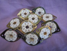 B8G Loctal Valve Base Sockets