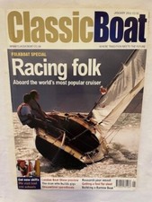 CLASSIC BOAT - JAN 2002 - RACING FOLK - LONDON BOAT SHOW - STREAMLINER SPEEDBOAT