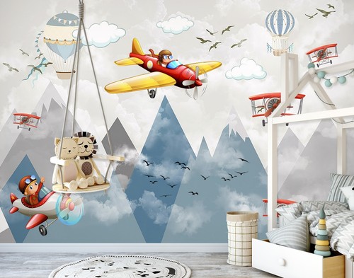 Cartoon airplane r1464 - cartoon,