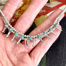 Baby squash blossom necklace - squash,