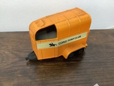 Retro, Toy, Vintage Corgi Beaufort Double Horse Box Trailer (Damaged) (CB26)