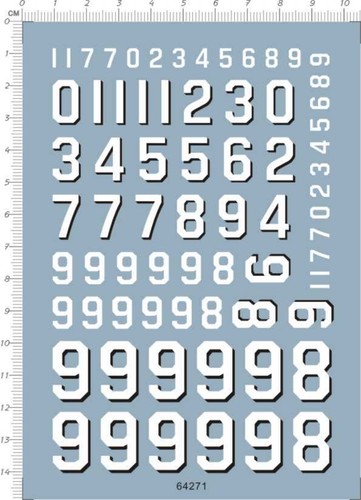 Water slide decals - water, 1/200