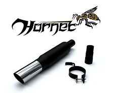 Hornet Bomb Exhaust Adaptable Rear Silencer - Slashed Stainless Steel Tailpipe 