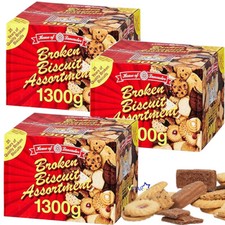 broken biscuits Bentley Mill Dunkables Assorted box 1300g Perfect Gift 2|3 box