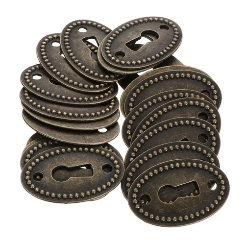 30pcs zinc alloy keyhole cover - zinc,