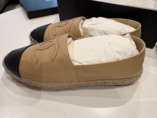 Chanel leather espadrilles - chanel,
