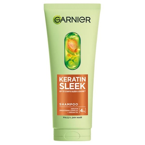 Garnier keratin sleek shampoo - garnier,