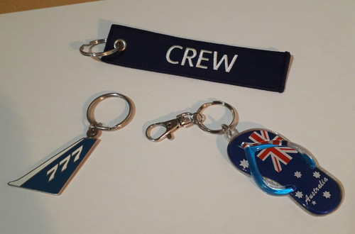 Boeing crew luggage tag key - boeing,