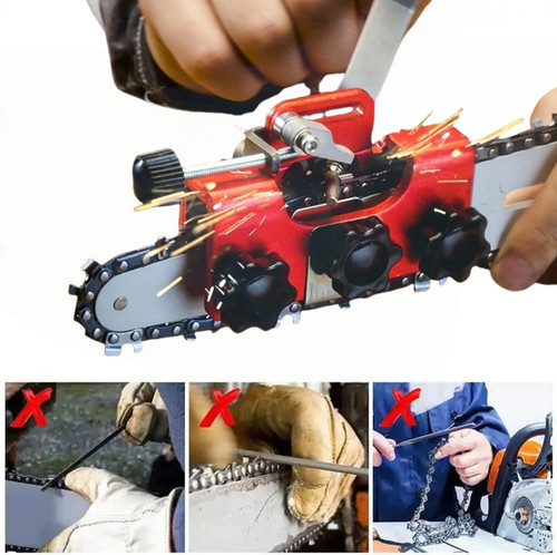 Chain sharpening grinder - sharpening,