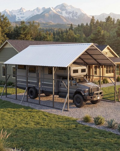 20x25x14ft metal carport - metal,
