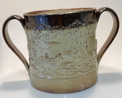 Saltglazed loving cup brampton - loving,