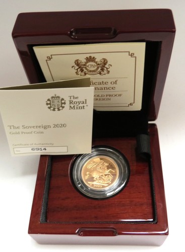Gold proof sovereign - gold,