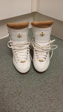 White & Caramel Riedell Skates Uk4.5 (US6.5) Boot Only (Looks Like RIEDELL 336)