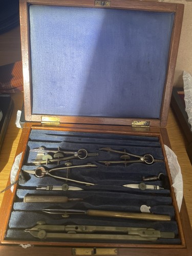 Antique brass drawing - antique,