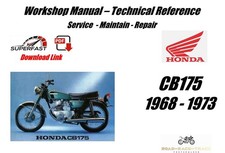 Honda cb175 175 service - cb,