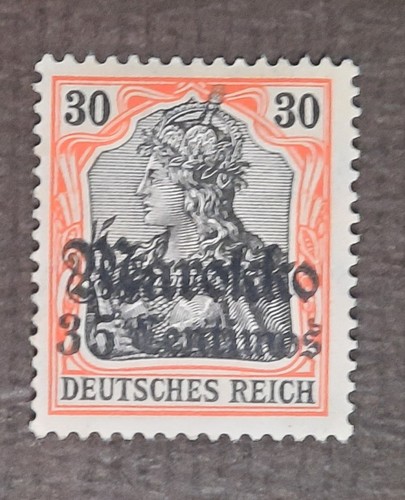 German post morocco 1911 - post,