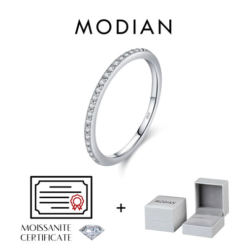 Simple eternity moissanite - eternity,