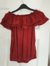 Primark Burgundy Red Bardot