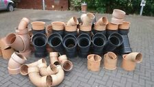 Job lot of Osma Wavin X stream underground commercial drainage fittings