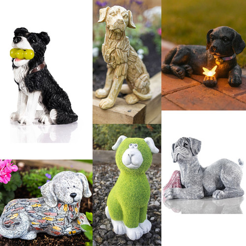 Novelty dog garden ornament - novelty,