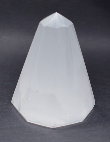 Selenite hexagonal point 6cm - selenite,